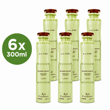 Air Freshener DECADENT DELIGHTS Choco Pista Macaron Lattafa 6x 300ml