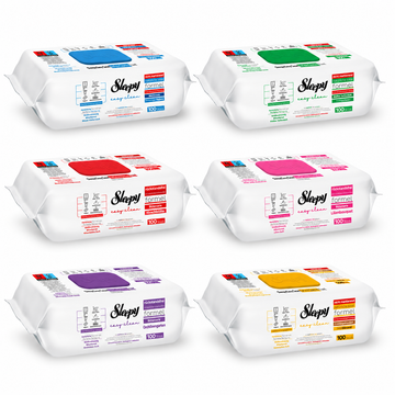 Sleepy Easy Clean Feuchttücher Reinigungstücher 100 Stück verschiedene Sorten