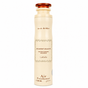 Air Freshener DECADENT DELIGHTS SALTED CARAMEL MACARON Lattafa 300ml