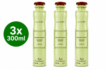 Air Freshener DECADENT DELIGHTS Choco Pista Macaron Lattafa 3x 300ml